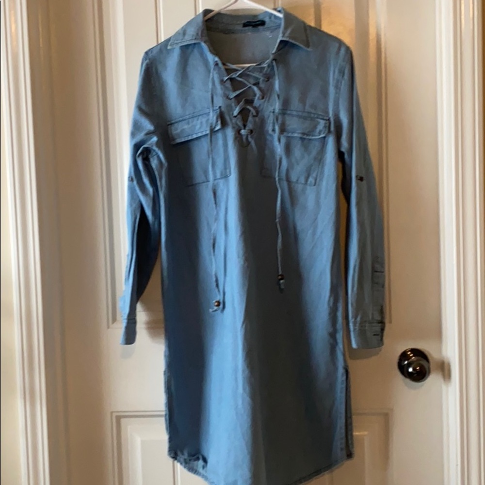 Light Blue Denim Dress